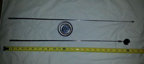 NEW 24 &#034; Magnetic Pick Up Tool  + Telescoping Mirror + 3&#034; round magnetic tray