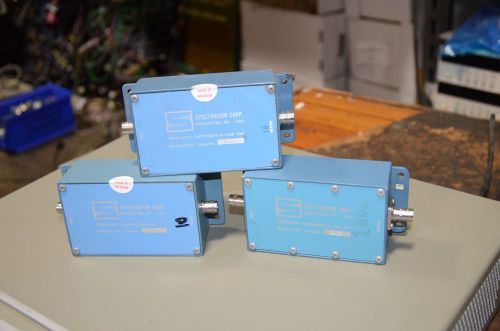 Spectracom Frequency Distribution Line Tap Lot of 3 1 &amp; 10 MHz 8140 8140T