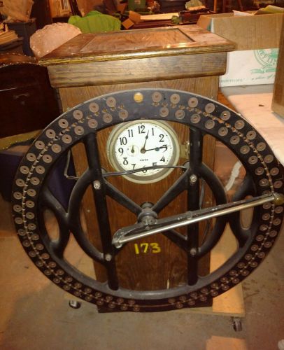 Old Dial Time Recorder Punch Time Clock for factory