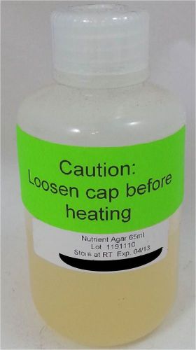 65mL Bottle of Ready-to-Pour Nutrient Agar