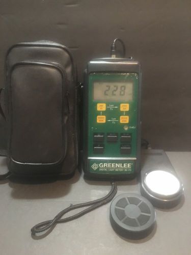 Nice Greenlee 93-172 Digital Light Meter With Case -free Shipping