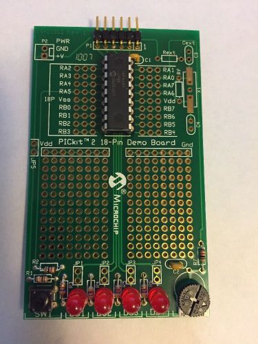 Brand New Microchip 02-01955-RA Pickit 2 18 Pin Demo Board