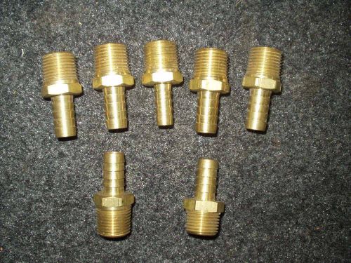 P3 Series, Brass Fittings  (Lot of 7), 3/8&#034; ID,