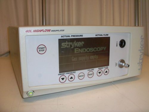 Stryker Endoscopy 40 L Core HighFlow Insufflator 620-040-503 40L