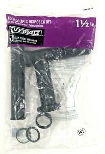 Everbilt telescopic 1-1/2 in. Black ABS Slip-Joint Garbage Disposal Kit FASTSHIP