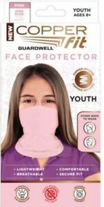 Copper Fit Guardwell Face Protector Pink Youth Ages 8+