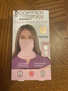 Copper Fit Guardwell Face Protector Pink Youth New Brand New