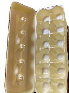 24YELLOW 12 Count DOZEN Styrofoam EGG Cartons Chicken