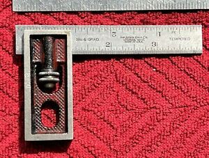 VINTAGE LUFKIN RULE MACHINIST’S DOUBLE SQUARE WITH A NO.4 GRAD 6&#034; TEMPERED RULE