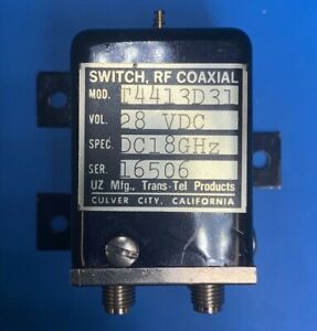 Trans-Tel T4413D31 Coaxial Switch