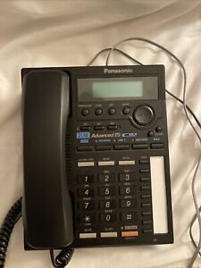 Panasonic KX-TS3282B 2-Line Expandable Corded Phone with Data Port, Black