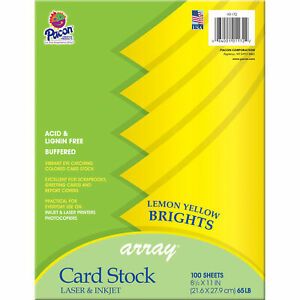 Pacon P101172 Cardstock,bright,8.5x11,100