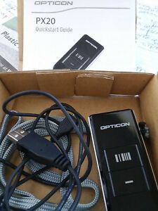 Opticon PX-20, small and durable, 2D scanning, Bluetooth and batch processing.