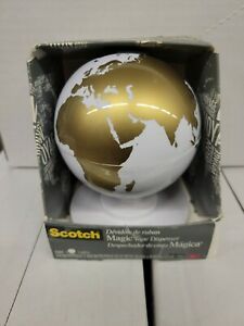 Scotch 3M Magic Tape Dispenser Globe With 1 Roll Of Scotch Tape Included