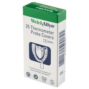 Welch Allyn 25 Thermometer Probe Covers 05031 Brand New in Box