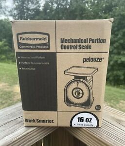 Rubbermaid Y16RRL Mechanical Portion Control Scale 16oz Pelouze Stainless Steel