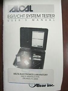 Alcor EGT/CHT System Tester User Manual Revision A 59220