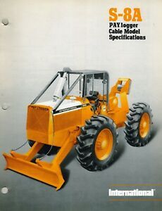 INTERNATIONAL VINTAGE S-8A PAYlogger CABLE MODEL SPECIFICATIONS  BROCHURE
