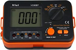 VICI VC60B+ Digital Insulation Resistance Tester DCV ACV Megohm Meter AC750V