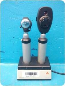 HEINE BETA 200 RETINOSCOPE OTOSCOPE W/ HANDLES &amp; NT200 CHARGING BASE @ (273457)