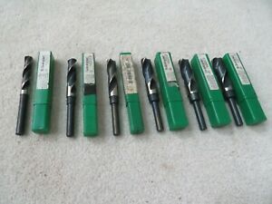 Precision Twist Drill S&amp;D 9/16~11/16~3/4~7/8~15/16~1&#034; HSS PTD 1/2 Reduced Shank