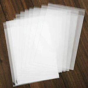 100 CLEAR POLY BAGS 14x20 15x20 12x18 9x12 Self Ahesive Peel And Seal FAST SHIP