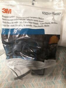 3m 6503QL Half Face Respirator Size Medium with  3 Cartridges still sealed