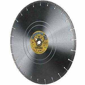 Cougar HS 18Inch 18&#034; X .125 X 1&#034;20MM Wet/Dry Diamond Blade for Concrete Masonr