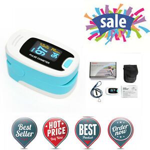 Finger Pulse Oximeter Blood Oxygen Sensor O2 SpO2 Monitor Heart Rate new