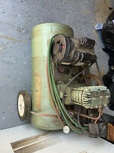 Vintage 3Z355C Speedaire Air Compressor Pump w/ 2HP 1 Phase W/Wheels VG LOCAL
