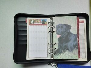 Dog Zipper Personal Day Planner Universal New - At a glance