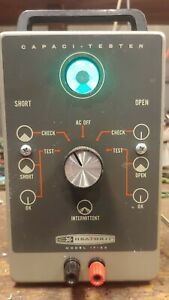 Heathkit IT-22 Capacitor tester, Serviced and working!