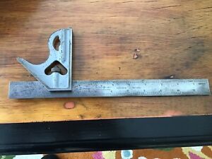 Vintage Scherr Tumico No. 3033N-12 Combination Square ST. JAMES, MINN No. 7 GRAD