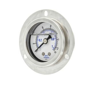 PIC GAUGES 204L-158B Gauge,1.5&#034;,0/15psi,1/8&#034;CBM,Front Flange