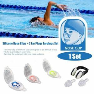 with Box Pool Accessories Swimming Nose Clip Plugs Gear Earplugs Ear Plug