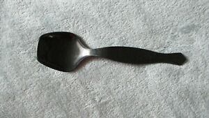 Black Salad Dressing Serving Spoon Marked WNA