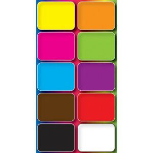 ASHLEY PRODUCTIONS 78003BN (3 PK) ASST COLORS MINI WHITEBOARD