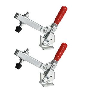 2 Pcs Hand Tool Vertical Toggle Clamp Quick Release Clamp 500 lbs/227kg
