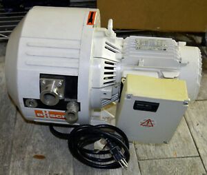 BUSCH F0 0018 B 0H0 Vacuum Pump LEROY SOMER LS80PR Motor / Turns On /AS-IS
