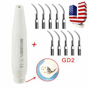 Dental Ultrasonic Scaler Handpiece/ 5/10 Scaler Tip Scaling GD2 For DTE SATELEC