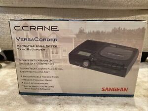 Sangean C.Crane VersaCorder  Versatile Dual Speed Tape Recorder Never Used
