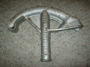 ELECTRUNITE 1&#034; CONDUIT PIPE BENDER #1474-M-2-{CLEARANCE} BIN 6