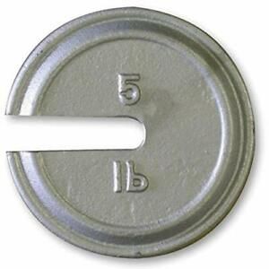 Rice Lake - 12852 Cast Iron ASTM Class 7 Painted Slotted Interlocking Test We...