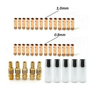 28 X MB15 MIG Welding Torches Consumables Holder Conical Gas Nozzle Contact Tips