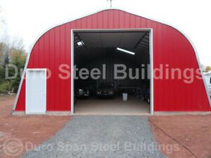 DuroSPAN Steel 32x32x18 Metal Building Workshop DIY Garage Kit Open Ends DiRECT