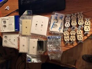 LANDLORD / HANDYMAN LOT 15 RECEPTACLE COVER 7 DUPLEX GROUND RECEPTACLES ++++++++
