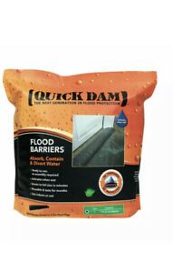 New Sealed Quick Dam Flood Barrier 17 ft. Absorb Contain Divert Flood Water Nip