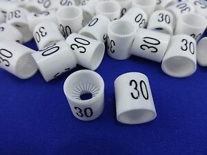 #30 Mini Slip On Size Markers Bag of 50 Retail Supply Hanger Garment Hanger