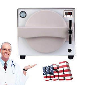 18Liter Steam Autoclave Sterilizer Sterilization Dental Medical Lab TR250NM-1