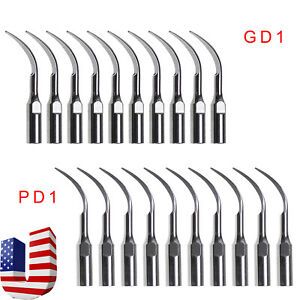 10pcs Dental Ultrasonic Scaler Tips fit DTE SATELEC scaler handpiece New Dr.